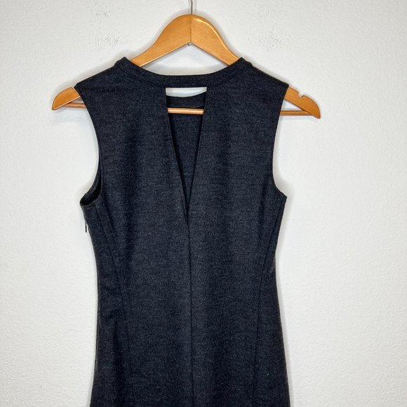 THEORY Sleeveless Wool Blend Dress - Picture 4 of 13